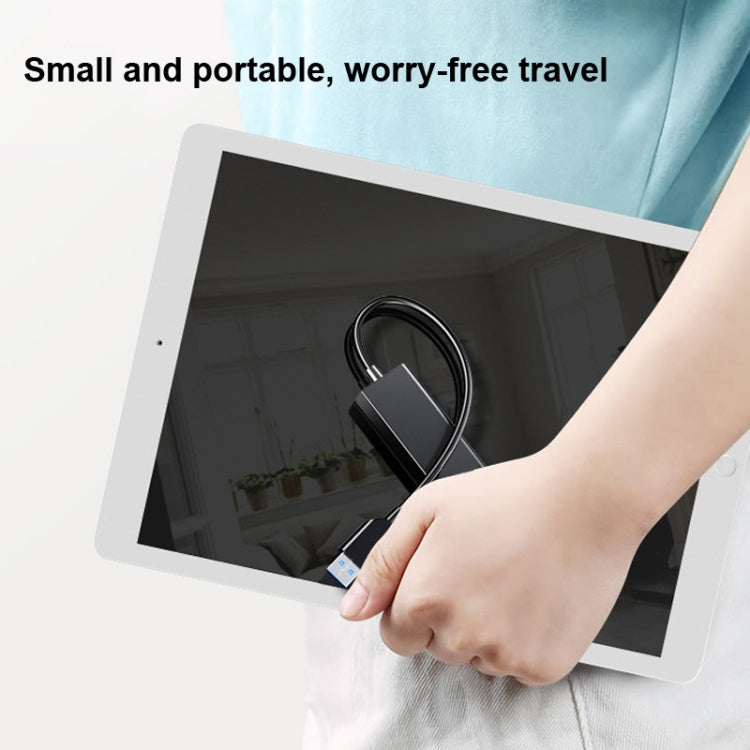 Conversor Hub com 4 Portas USB 2.0, Comprimento do Cabo: 15cm, Estilo: Sem Barra de Luz, Com Barra de Luz Preta, Com Barra de Luz Branca