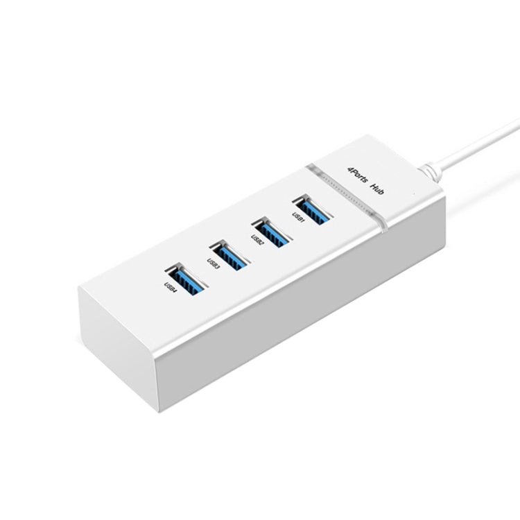 Conversor Hub com 4 Portas USB 2.0, Comprimento do Cabo: 15cm, Estilo: Sem Barra de Luz, Com Barra de Luz Preta, Com Barra de Luz Branca