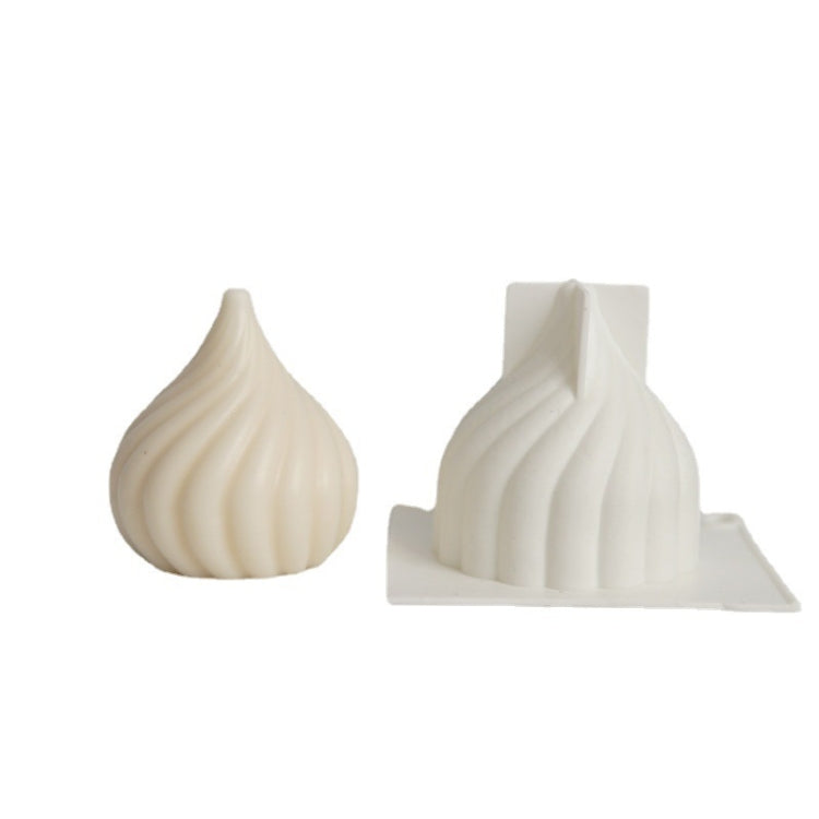 Molde para vela DIY em forma de cabeça de cebola grande, Molde para vela DIY