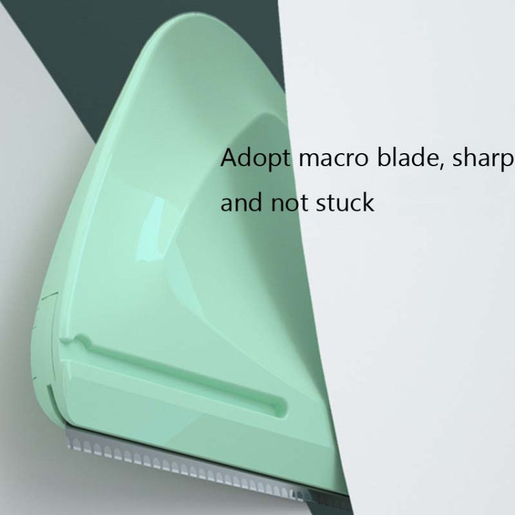 2 Peças/Caixa Aparador Pequeno Triangular para Sobrancelhas, 2 Peças Roxo + Verde