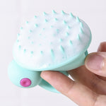 Escova de Champô de Silicone em Forma de Coelho Fofo, Branco, Verde, Rosa