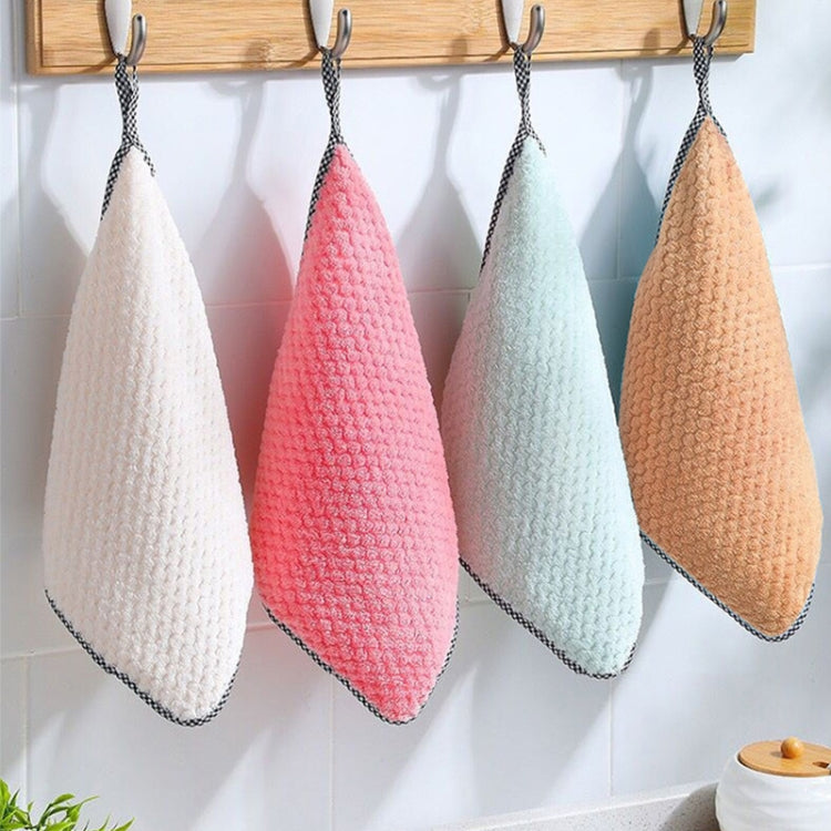 4 Peças de Toalha de Mão para Pendurar, Pano de Cozinha Absorvente de Óleo e Não Pegajoso