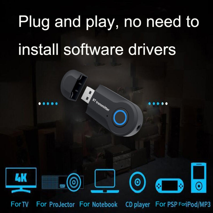Adaptador de Áudio Bluetooth para Computador GT-09S, GT-09S