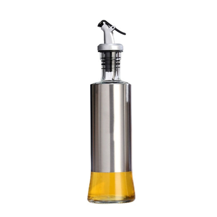 Garrafa de Óleo para Cozinha em Aço Inoxidável, Garrafa de Temperos Pressionada, 200ml, 300ml, 500ml