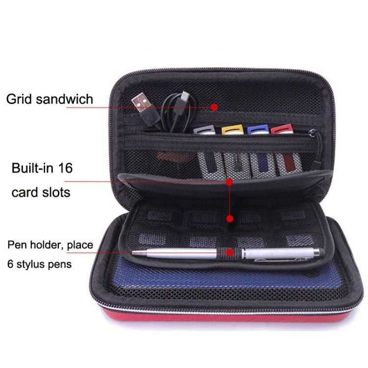 Mala Protetora EVA CHKJOK GH1818 para Consola de Jogos Nintendo 3DS XL, GH1818 Azul, GH1818 Vermelho