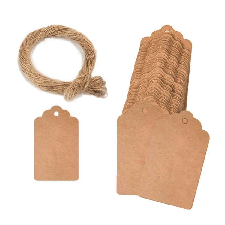 5 Bags 100PCS/Bag Kraft Paper Gift Tags Hang Tags