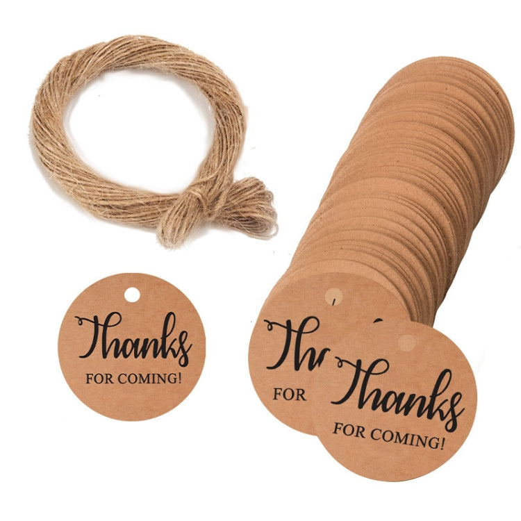 5 Bags 100PCS/Bag Kraft Paper Gift Tags Hang Tags