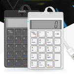 Teclado Numérico Com Fios Sunreed SKB886S 19 Teclas com Interface USB Digital, Comprimento do Cabo: 1,5m, Com Fios Branco, Com Fios Preto