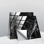 PVC Crystal Covered Film Geometric Pattern Tile Wall Sticker, 20 PCS 20cm