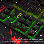 Conjunto de Teclado Mecânico Luminiscente para Jogos ZIYOU LANG T2 com 88 Teclas e Rato, Comprimento do Cabo: 1,6m, T2 Preto, T2 Branco