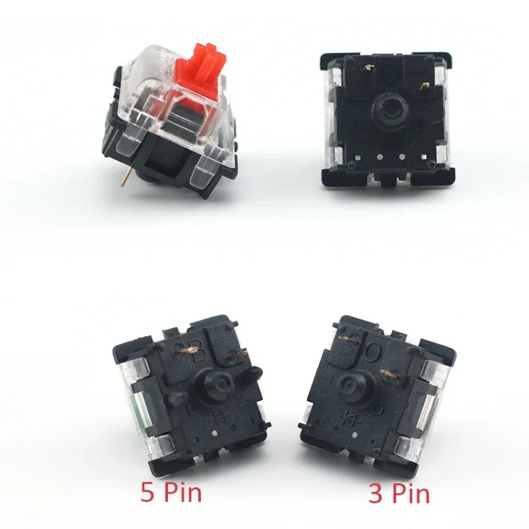10 Peças de Interruptores com Eixo Gateron G com Tampa Transparente na Base Preta, Estilo:, Pé G3 (Eixo Preto), Pé G3 (Eixo Vermelho), Pé G3 (Eixo Castanho), Pé G3 (Eixo Azul), Pé G3 (Eixo Branco), Pé G3 (Eixo Verde), Pé G3 (Eixo Amarelo)