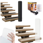 15 PCS Fita Antiderrapante PEVA de Borracha sem Marcas, Tamanhos: 10 x 60cm, 10 x 81cm, 15 x 61cm, 15 x 76cm, 15 x 81cm