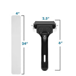 15 PCS Fita Antiderrapante PEVA de Borracha sem Marcas, Tamanhos: 10 x 60cm, 10 x 81cm, 15 x 61cm, 15 x 76cm, 15 x 81cm