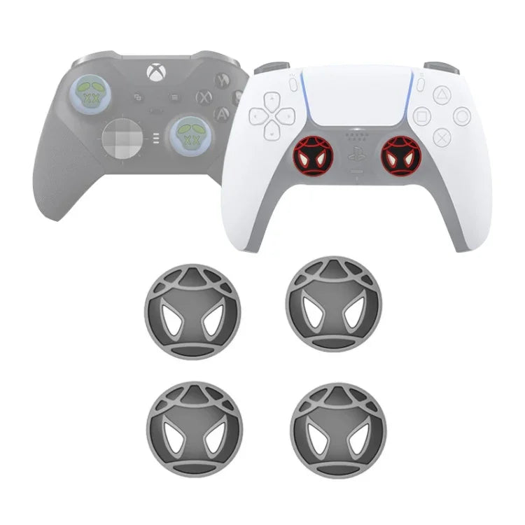 2 Conjuntos de Tampas de Proteção ToyiLuya para Manípulos Esquerdo e Direito em Silicone Antiderrapante para PS4/PS5