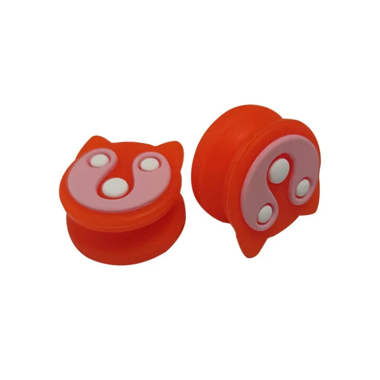 2 Conjuntos de Tampas de Proteção ToyiLuya para Manípulos Esquerdo e Direito em Silicone Antiderrapante para PS4/PS5