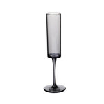 Copos de Champanhe Acrílicos Domésticos de 165ml, Preto, Transparente