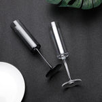 Copos de Champanhe Acrílicos Domésticos de 165ml, Preto, Transparente