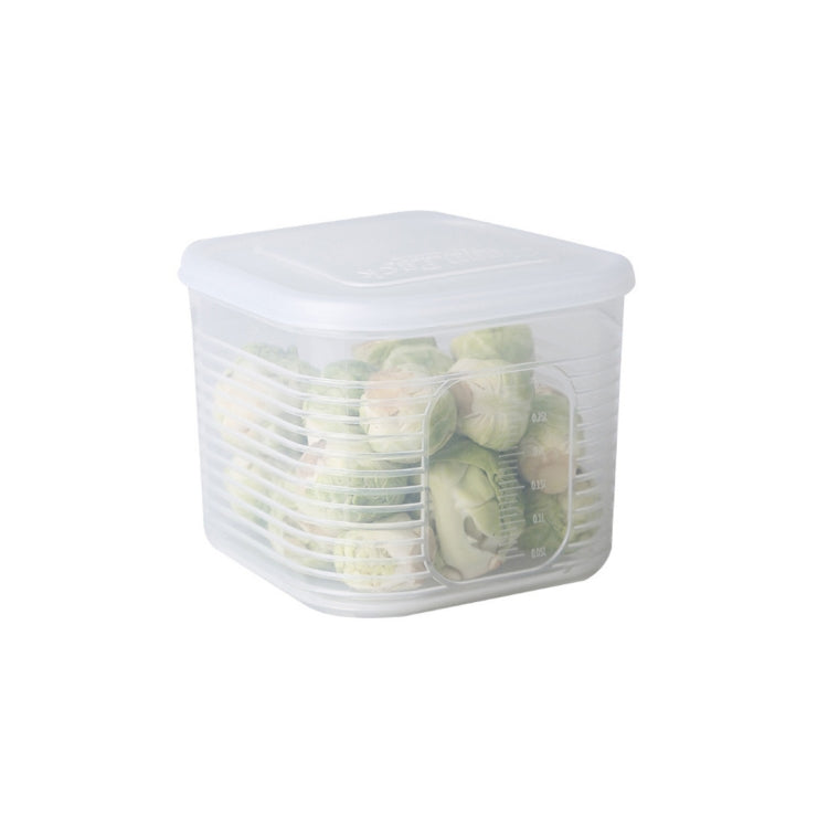 A2958 Caixa de Conservação para Cebola e Alho Picados com Tampa para Frigorífico, Pequena, Conjunto de 6 Peças