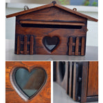 Outdoor Wall-mounted Wooden Letter Box Office Suggestion Box, Wooden Letter Box