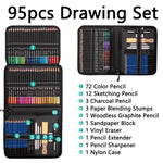 Conjunto de Lápis de Cor Oleosos Yover 95 PCS / Conjunto para Desenho e Pintura, 95 PCS / Conjunto