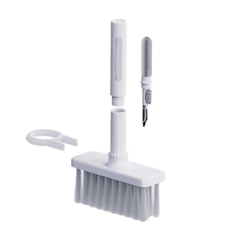2 canetas de limpeza 5 em 1 para auriculares + escova de limpeza para teclado + puxador de teclas, branco, vermelho branco, vermelho preto