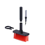 2 canetas de limpeza 5 em 1 para auriculares + escova de limpeza para teclado + puxador de teclas, branco, vermelho branco, vermelho preto