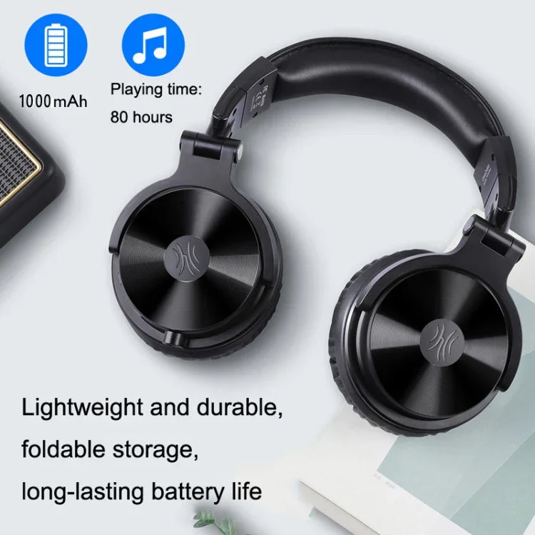 OneOdio PRO-C Auscultadores Bluetooth Sem Fios Monitor Estéreo Plugáveis Over-Ear Bilaterais, PRO-C