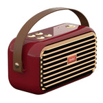 X7 Altifalante Bluetooth Retro Portátil Duplo para Exterior, Branco, Azul, Preto, Vermelho, Verde