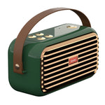 X7 Altifalante Bluetooth Retro Portátil Duplo para Exterior, Branco, Azul, Preto, Vermelho, Verde