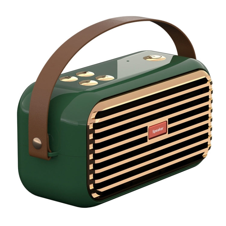 X7 Altifalante Bluetooth Retro Portátil Duplo para Exterior, Branco, Azul, Preto, Vermelho, Verde