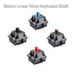 10 Peças de Interruptores Cherry MX com Eixo Linear Silencioso para Teclado, Eixo Preto, Eixo Vermelho, Eixo Castanho, Eixo Azul, Eixo Branco, Eixo Verde, Eixo Prateado, Eixo Vermelho Silencioso, Eixo Preto Silencioso