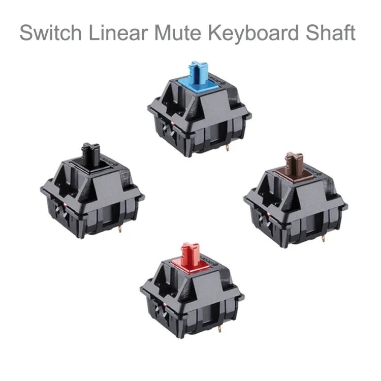 10 Peças de Interruptores Cherry MX com Eixo Linear Silencioso para Teclado, Eixo Preto, Eixo Vermelho, Eixo Castanho, Eixo Azul, Eixo Branco, Eixo Verde, Eixo Prateado, Eixo Vermelho Silencioso, Eixo Preto Silencioso