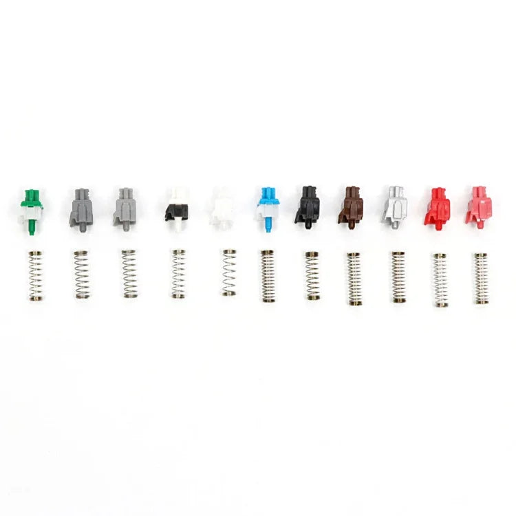 10 Peças de Interruptores Cherry MX com Eixo Linear Silencioso para Teclado, Eixo Preto, Eixo Vermelho, Eixo Castanho, Eixo Azul, Eixo Branco, Eixo Verde, Eixo Prateado, Eixo Vermelho Silencioso, Eixo Preto Silencioso