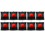 10 Peças de Interruptores Cherry MX com Eixo Linear Silencioso para Teclado, Eixo Preto, Eixo Vermelho, Eixo Castanho, Eixo Azul, Eixo Branco, Eixo Verde, Eixo Prateado, Eixo Vermelho Silencioso, Eixo Preto Silencioso