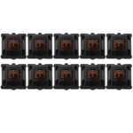 10 Peças de Interruptores Cherry MX com Eixo Linear Silencioso para Teclado, Eixo Preto, Eixo Vermelho, Eixo Castanho, Eixo Azul, Eixo Branco, Eixo Verde, Eixo Prateado, Eixo Vermelho Silencioso, Eixo Preto Silencioso