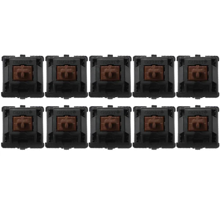 10 Peças de Interruptores Cherry MX com Eixo Linear Silencioso para Teclado, Eixo Preto, Eixo Vermelho, Eixo Castanho, Eixo Azul, Eixo Branco, Eixo Verde, Eixo Prateado, Eixo Vermelho Silencioso, Eixo Preto Silencioso