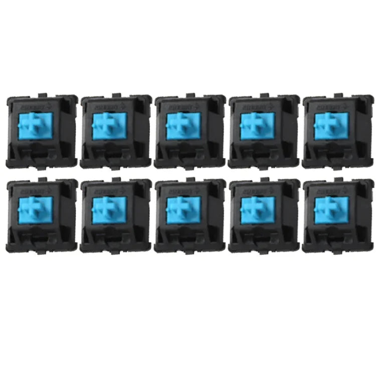 10 Peças de Interruptores Cherry MX com Eixo Linear Silencioso para Teclado, Eixo Preto, Eixo Vermelho, Eixo Castanho, Eixo Azul, Eixo Branco, Eixo Verde, Eixo Prateado, Eixo Vermelho Silencioso, Eixo Preto Silencioso