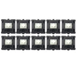 10 Peças de Interruptores Cherry MX com Eixo Linear Silencioso para Teclado, Eixo Preto, Eixo Vermelho, Eixo Castanho, Eixo Azul, Eixo Branco, Eixo Verde, Eixo Prateado, Eixo Vermelho Silencioso, Eixo Preto Silencioso