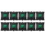 10 Peças de Interruptores Cherry MX com Eixo Linear Silencioso para Teclado, Eixo Preto, Eixo Vermelho, Eixo Castanho, Eixo Azul, Eixo Branco, Eixo Verde, Eixo Prateado, Eixo Vermelho Silencioso, Eixo Preto Silencioso