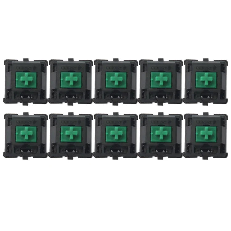 10 Peças de Interruptores Cherry MX com Eixo Linear Silencioso para Teclado, Eixo Preto, Eixo Vermelho, Eixo Castanho, Eixo Azul, Eixo Branco, Eixo Verde, Eixo Prateado, Eixo Vermelho Silencioso, Eixo Preto Silencioso