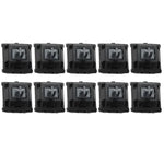 10 Peças de Interruptores Cherry MX com Eixo Linear Silencioso para Teclado, Eixo Preto, Eixo Vermelho, Eixo Castanho, Eixo Azul, Eixo Branco, Eixo Verde, Eixo Prateado, Eixo Vermelho Silencioso, Eixo Preto Silencioso