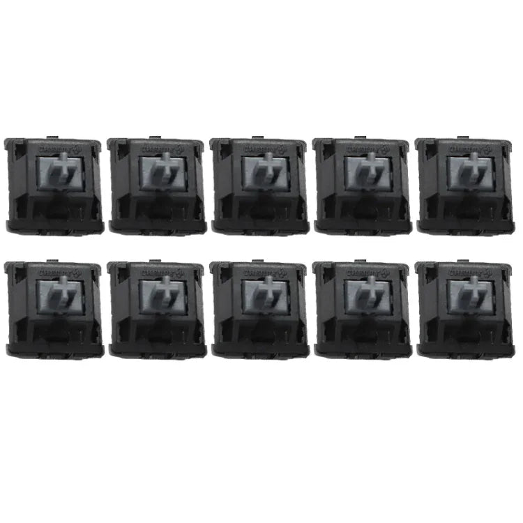 10 Peças de Interruptores Cherry MX com Eixo Linear Silencioso para Teclado, Eixo Preto, Eixo Vermelho, Eixo Castanho, Eixo Azul, Eixo Branco, Eixo Verde, Eixo Prateado, Eixo Vermelho Silencioso, Eixo Preto Silencioso