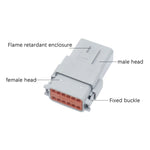 Car Waterproof Connector Conductive Connection Terminal, 4 PCS DT04-2P / DT06-2S With Copper, 4 PCS DT04-3P / DT06-3S With Copper, 2 PCS DT04-4P / DT06-4S With Copper, 2 PCS DT04-6P / DT06-6S With Copper, 2 PCS DT04-8P / DT06-8S With Copper            ...