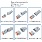 Car Waterproof Connector Conductive Connection Terminal, 4 PCS DT04-2P / DT06-2S With Copper, 4 PCS DT04-3P / DT06-3S With Copper, 2 PCS DT04-4P / DT06-4S With Copper, 2 PCS DT04-6P / DT06-6S With Copper, 2 PCS DT04-8P / DT06-8S With Copper            ...