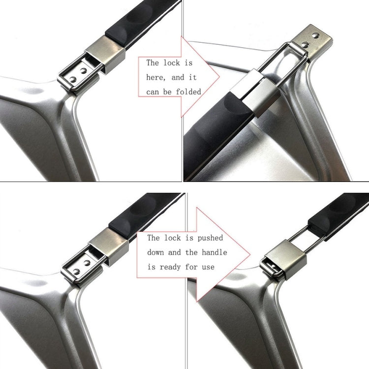 Espátula Dobrável de Alumínio para Pizza e Bolo com Cabo, Espátula Dobrável (F), Espátula Dobrável (A), Espátula Dobrável (B), Espátula Dobrável (C), Espátula Dobrável (D), Espátula Dobrável (E)
