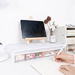 Suporte Elevatório para Monitor de Computador com Prateleira, Estilo:, Camada Única, Camada Única Alargada, Camada Dupla, Camada Única+Três Camadas, Camada Dupla+Três Camadas