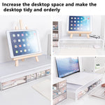 Suporte Elevatório para Monitor de Computador com Prateleira, Estilo:, Camada Única, Camada Única Alargada, Camada Dupla, Camada Única+Três Camadas, Camada Dupla+Três Camadas