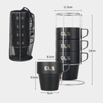 Copo de Camping 4 em 1 CLS em Aço Inoxidável 304 para Exterior