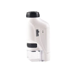Microscópio portátil de laboratório para crianças, brinquedos, Lite Standard (Branco), Lite Standard (Rosa), Lite Standard (Azul), Lite + Suporte (Branco), Lite + Suporte (Rosa), Lite + Suporte (Azul), Lite + Amostra (Branco), Lite + Amostra (Azul)