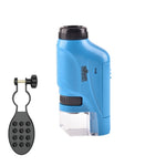 Microscópio portátil de laboratório para crianças, brinquedos, Lite Standard (Branco), Lite Standard (Rosa), Lite Standard (Azul), Lite + Suporte (Branco), Lite + Suporte (Rosa), Lite + Suporte (Azul), Lite + Amostra (Branco), Lite + Amostra (Azul)